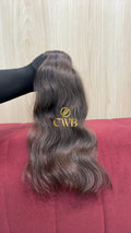 Cabelo Castanho Natural Claro 43cm 52g Brasileiro do Sul