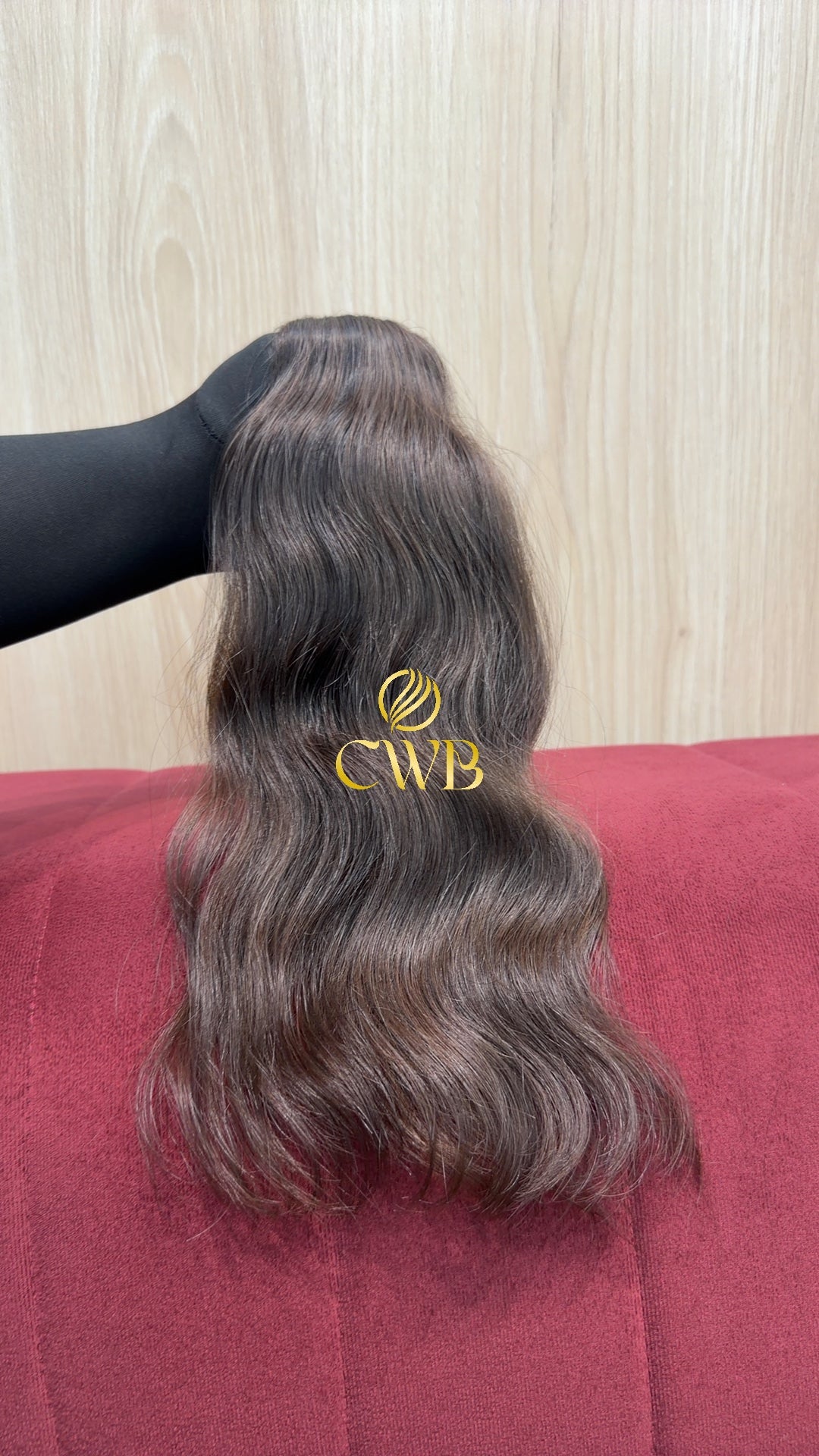 Cabelo Castanho Natural Claro 43cm 52g Brasileiro do Sul
