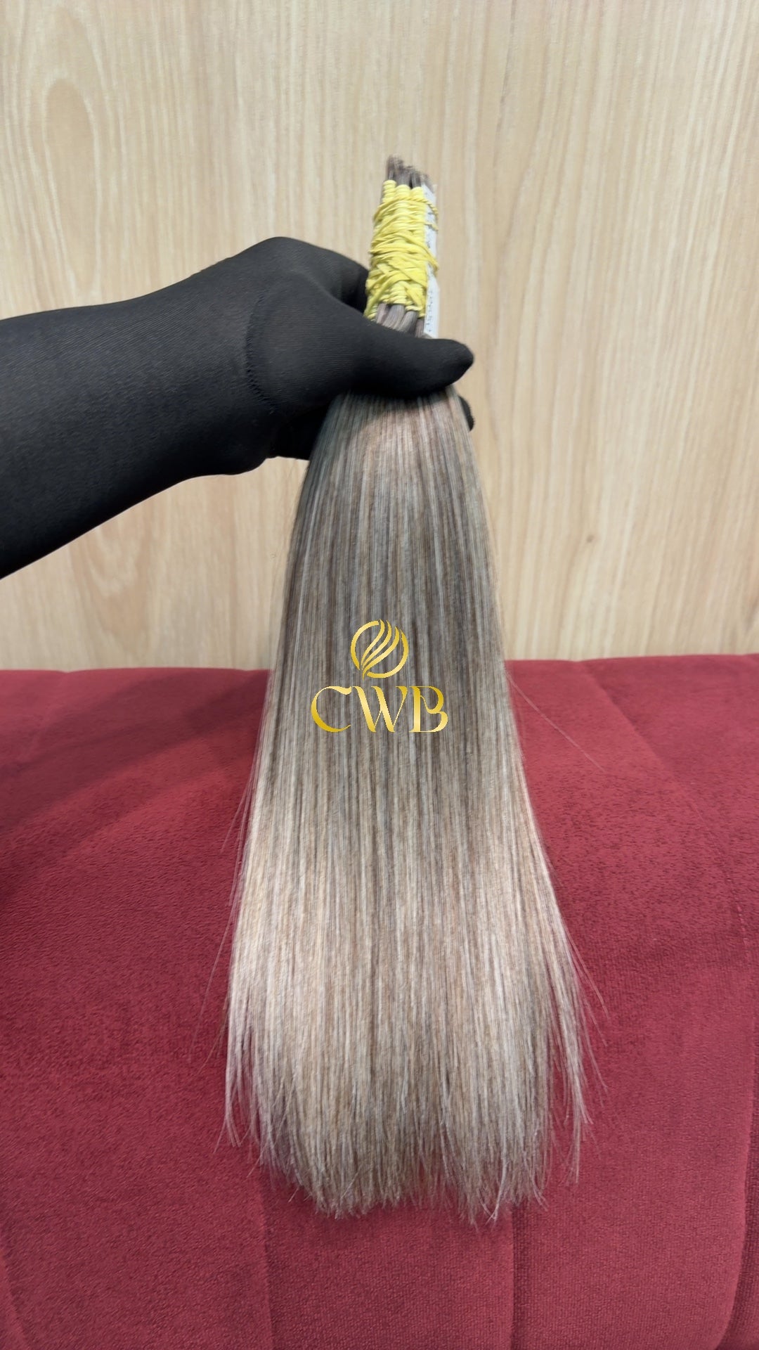 Cabelo Loiro Descolorido 41cm 73g Brasileiro do Sul
