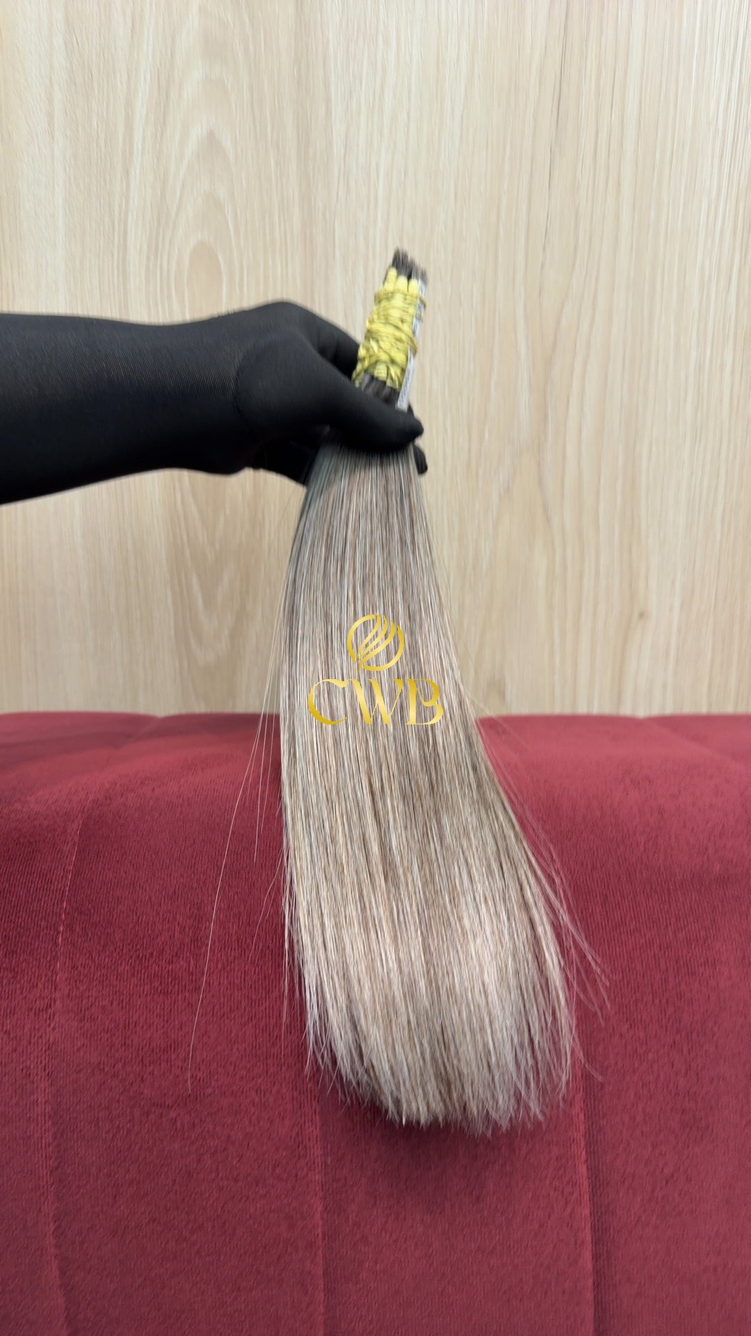 Cabelo Loiro Descolorido 41cm 73g Brasileiro do Sul