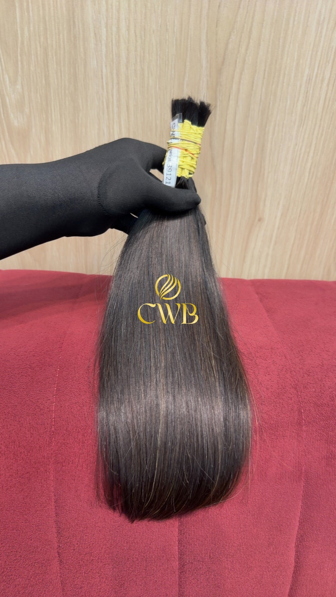 Cabelo Castanho Natural Médio 37cm 104g Brasileiro do Sul