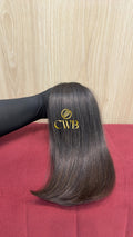 Cabelo Castanho Natural Médio 37cm 104g Brasileiro do Sul