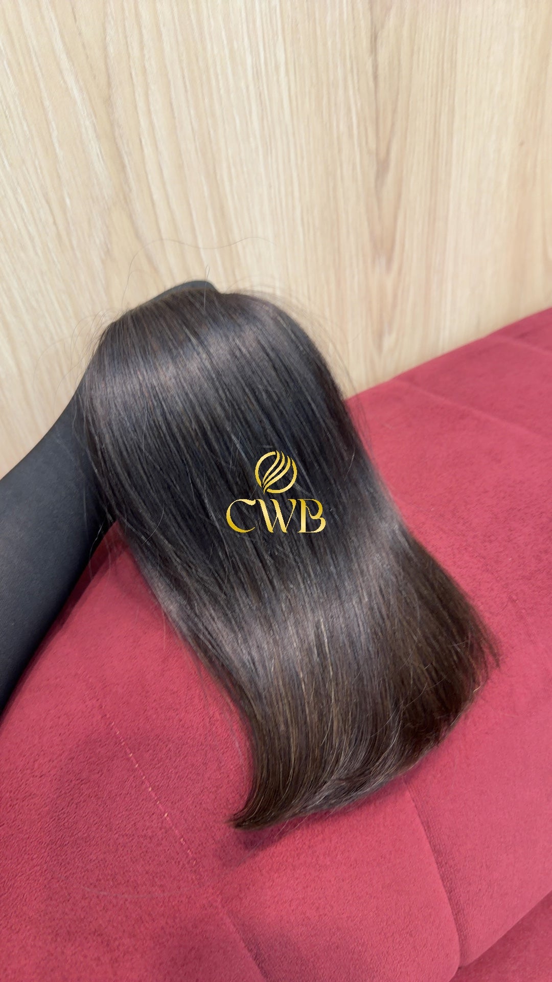 Cabelo Castanho Natural Médio 37cm 104g Brasileiro do Sul