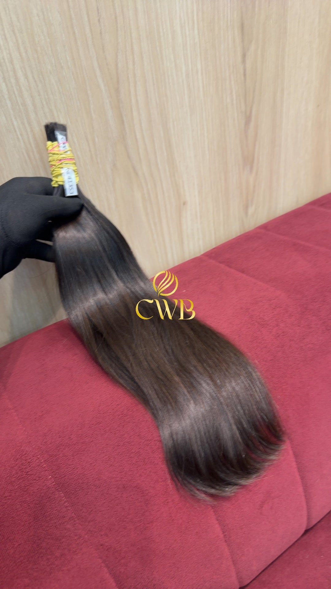 Cabelo Castanho Natural Médio 41cm 71g Brasileiro do Sul