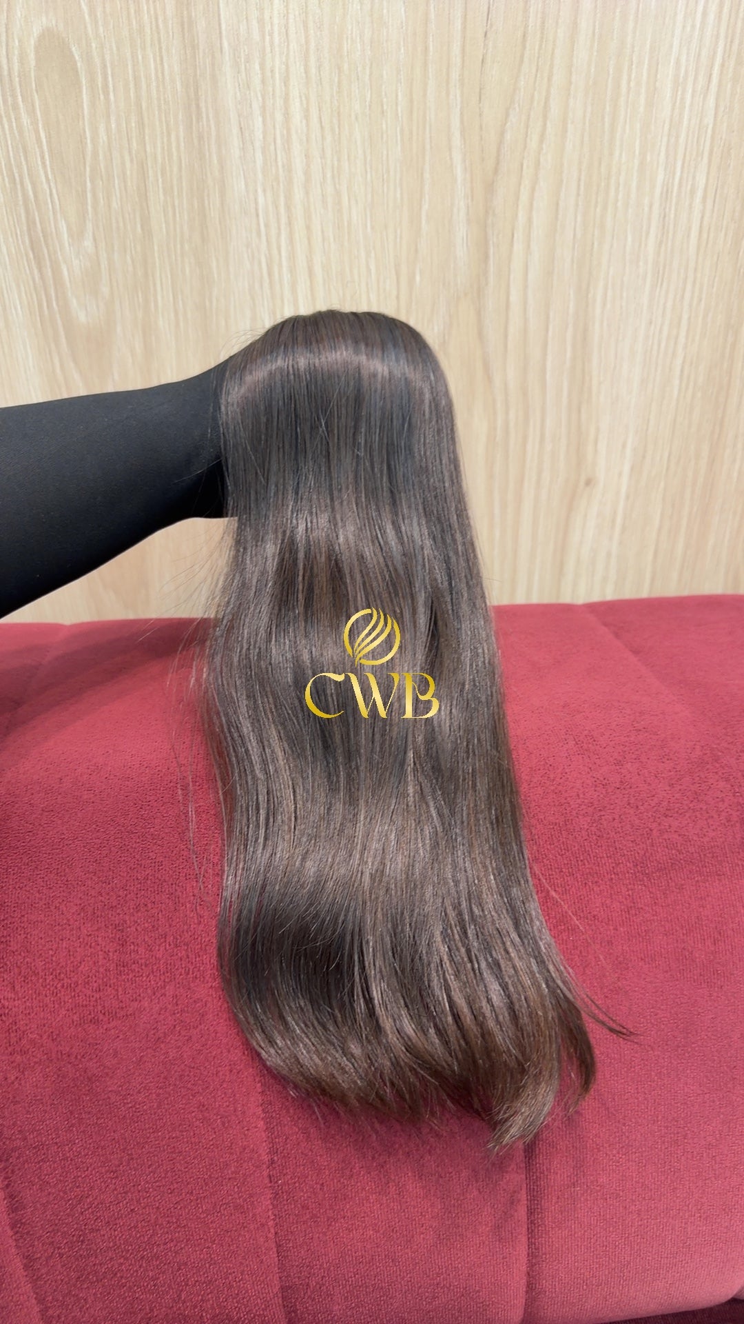 Cabelo Castanho Natural Médio 41cm 71g Brasileiro do Sul