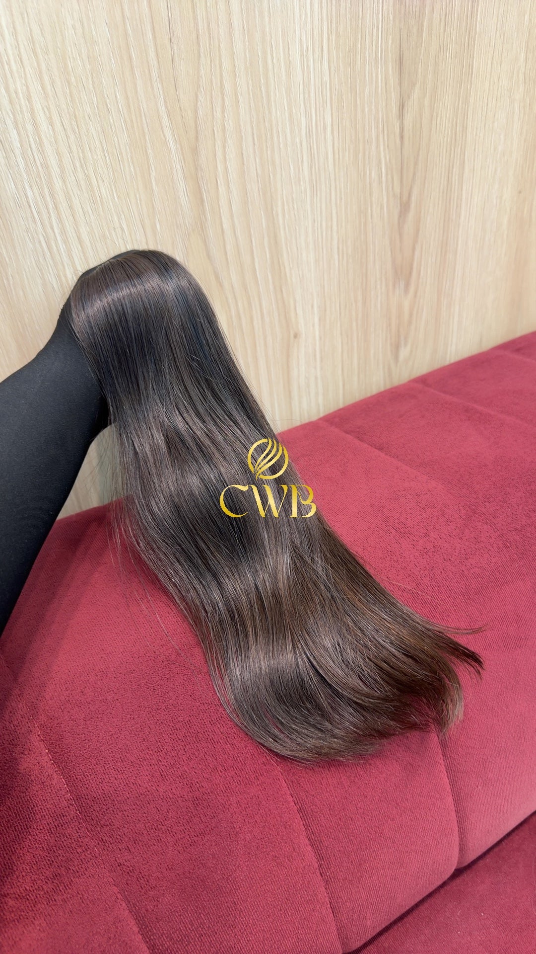 Cabelo Castanho Natural Médio 41cm 71g Brasileiro do Sul