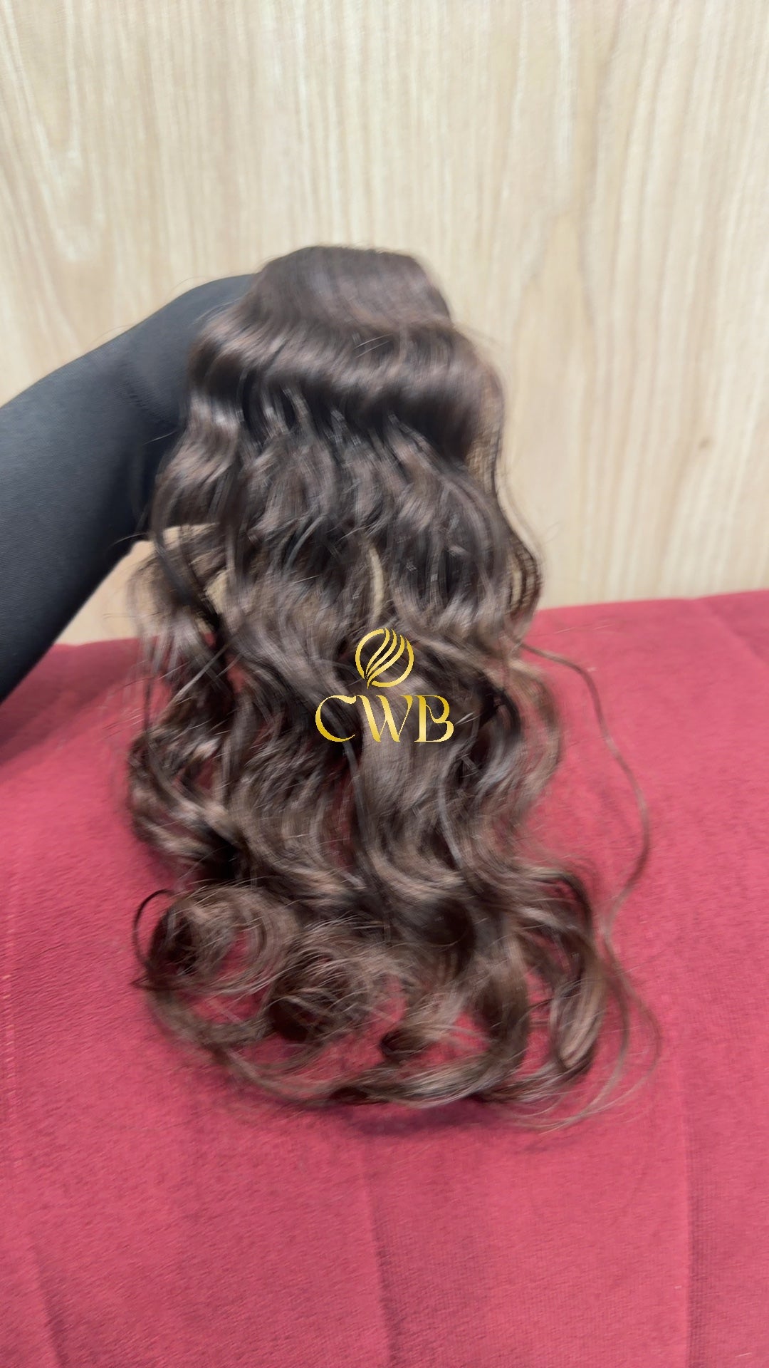 Cabelo Castanho Natural Claro 43cm 34g Brasileiro do Sul