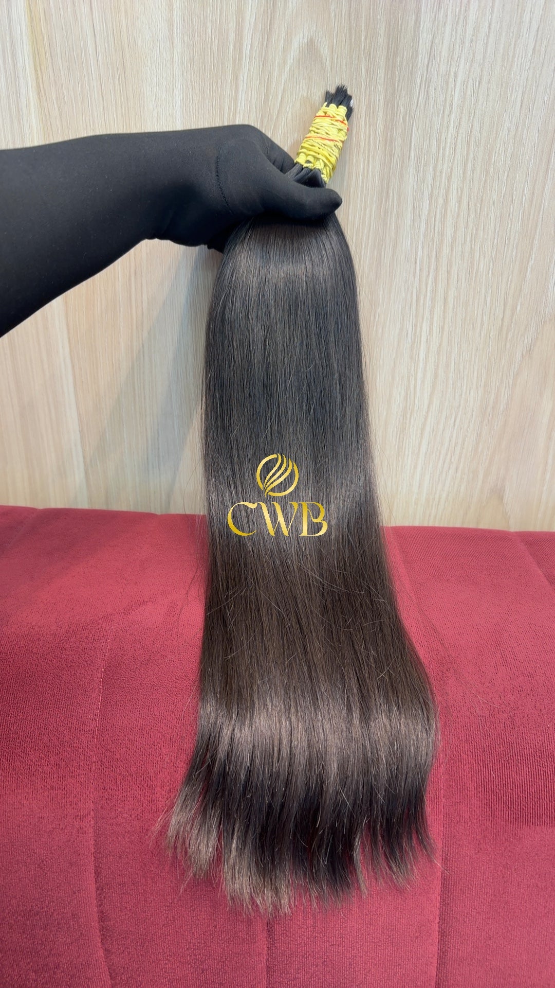 Cabelo Castanho Escuro Natural 55cm 112g Brasileiro do Sul