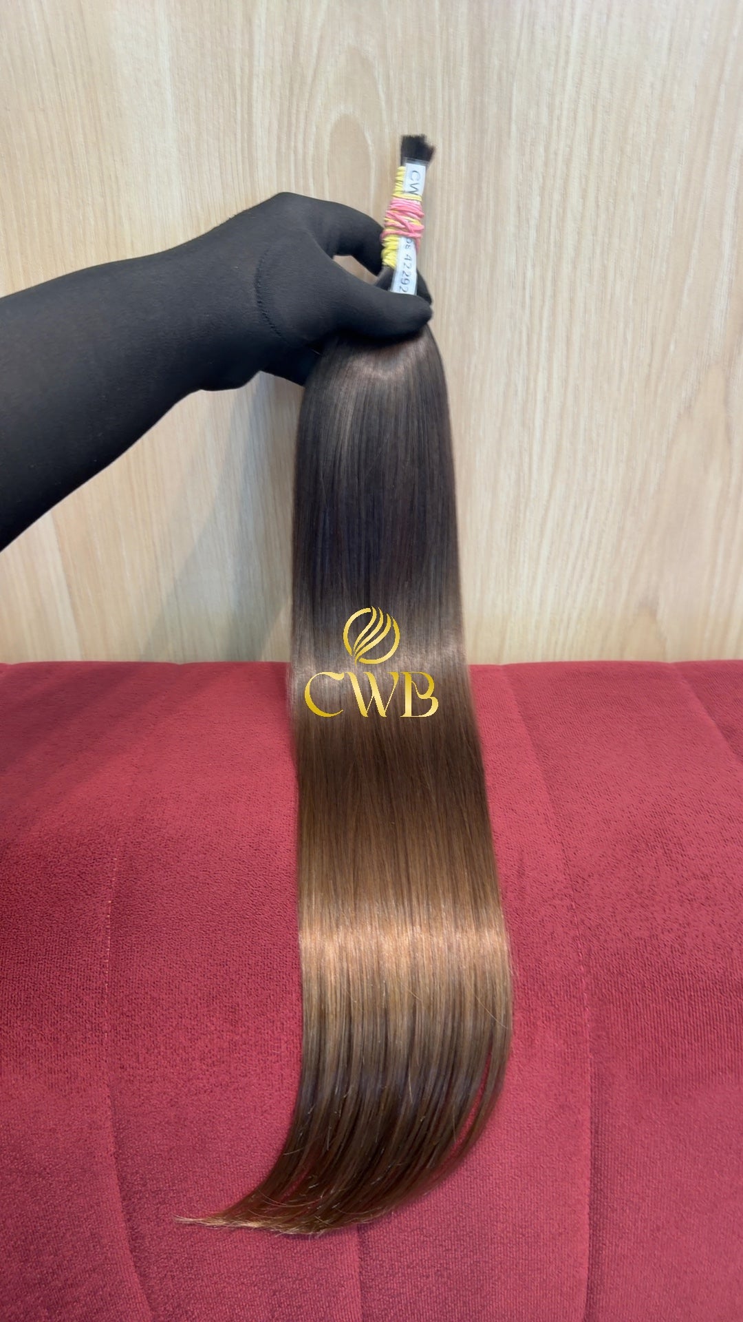 Cabelo Loiro Escuro Natural 57cm 41g Brasileiro do Sul