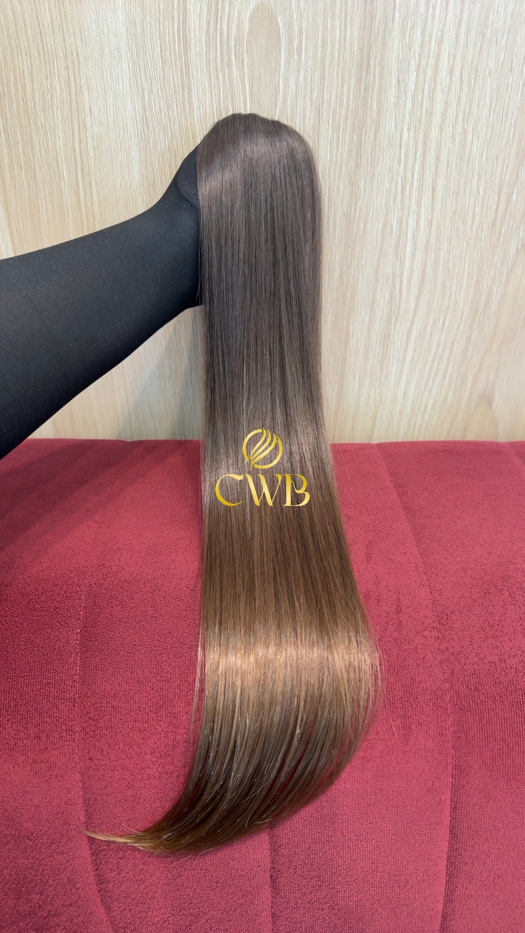 Cabelo Loiro Escuro Natural 57cm 41g Brasileiro do Sul