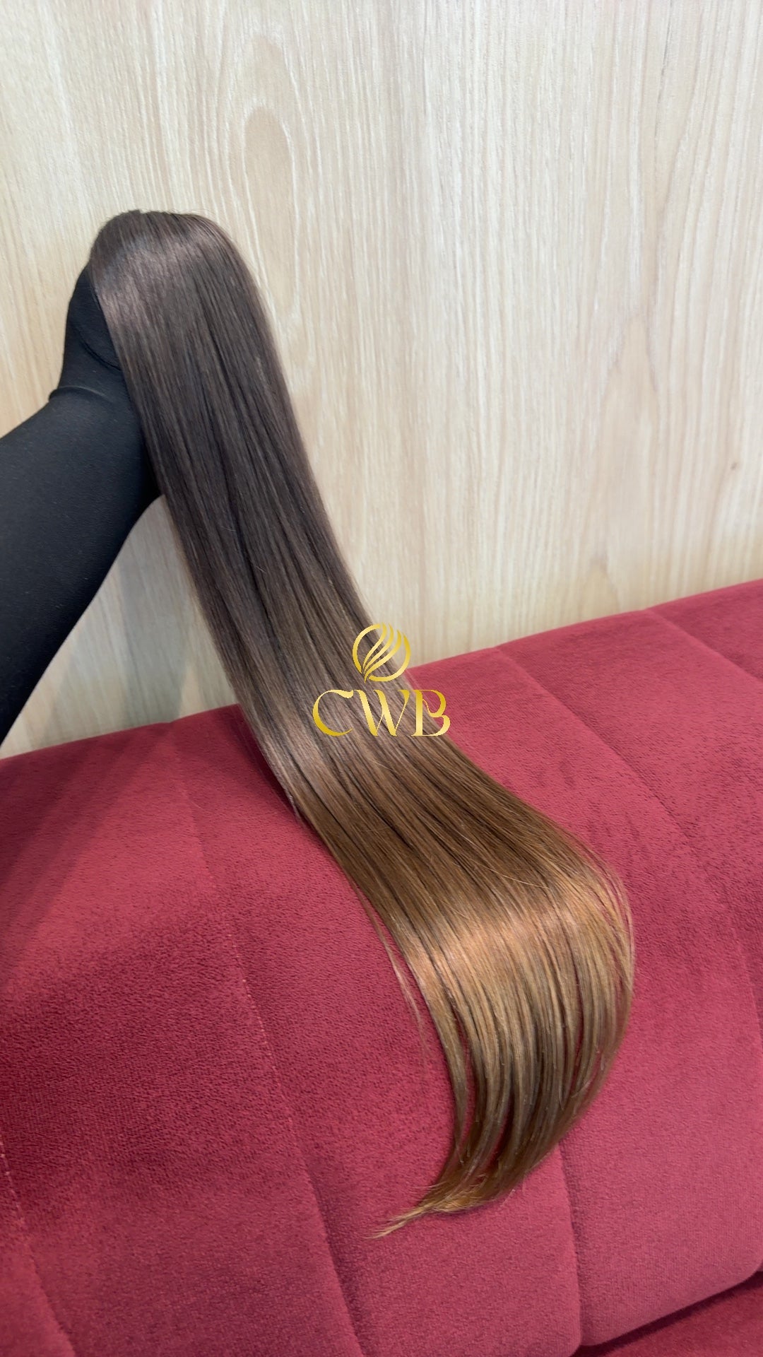 Cabelo Loiro Escuro Natural 57cm 41g Brasileiro do Sul