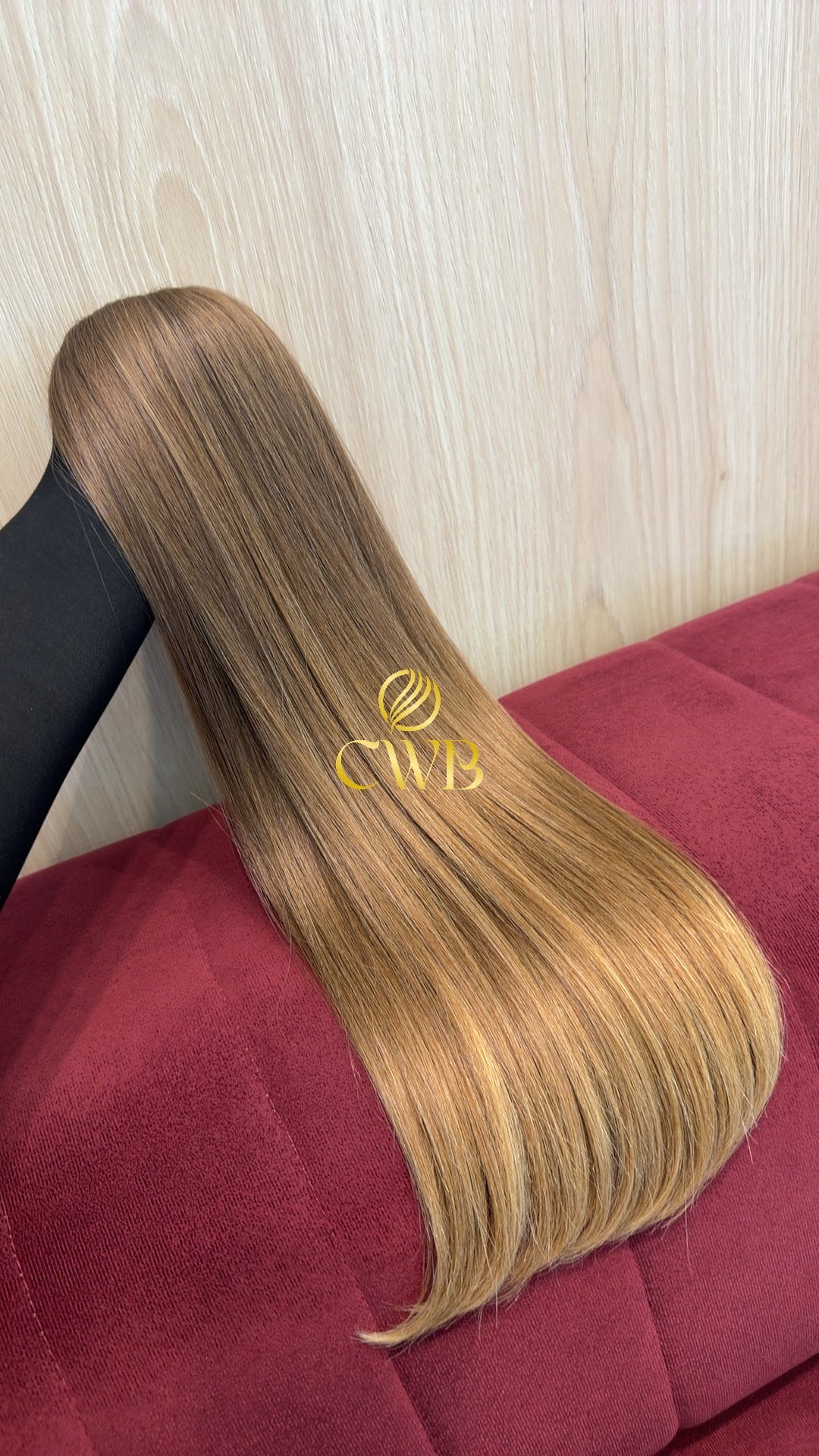 Cabelo Loiro Claro Natural 55cm 109g Brasileiro do Sul