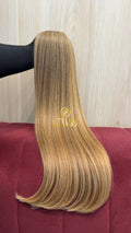 Cabelo Loiro Descolorido Moreno Iluminado 63cm 106g Brasileiro do Sul