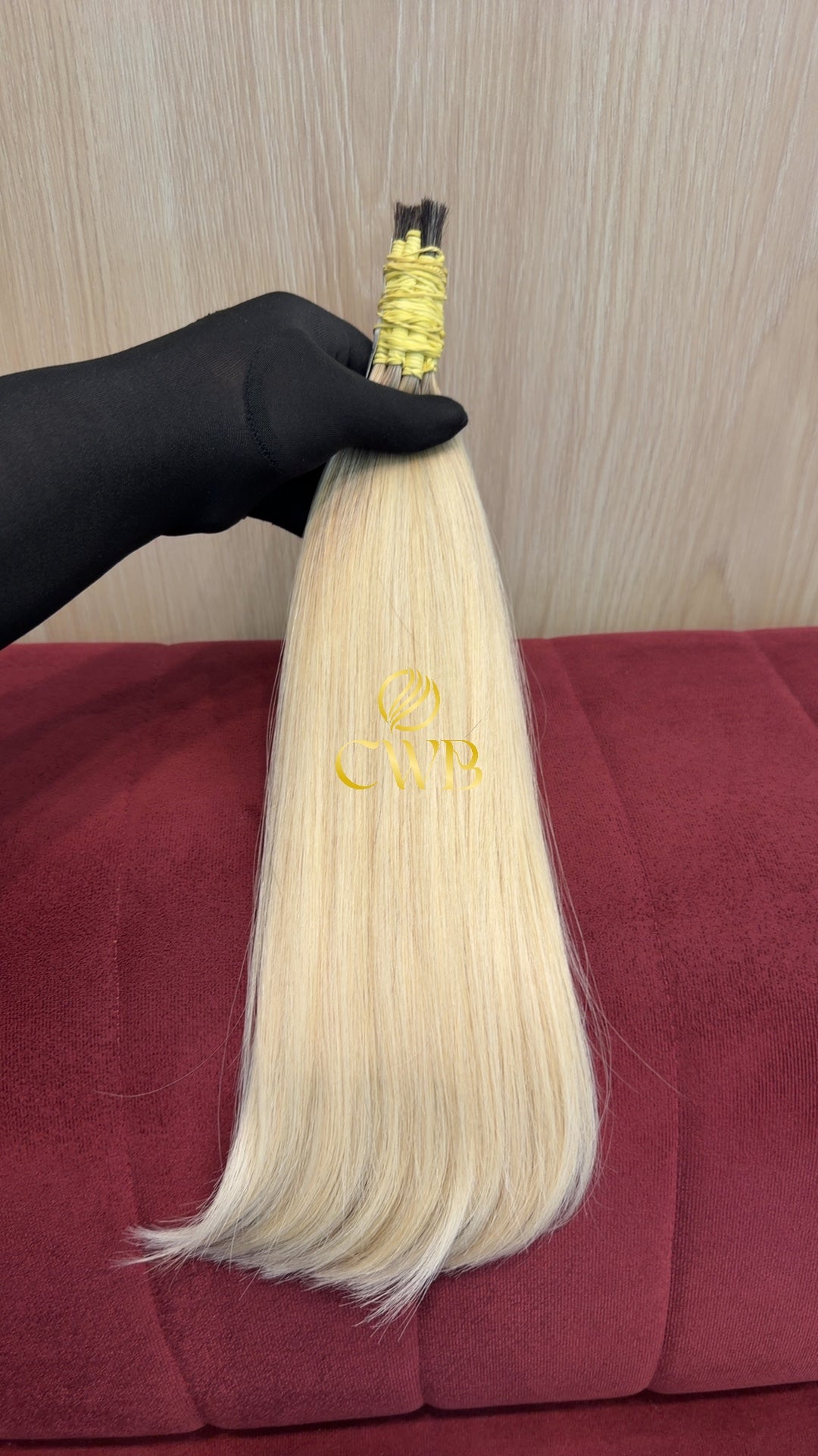 Cabelo Loiro Descolorido Raiz Esfumada 41cm 71g Brasileiro do Sul
