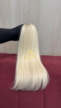 Cabelo Loiro Descolorido Raiz Esfumada 41cm 71g Brasileiro do Sul