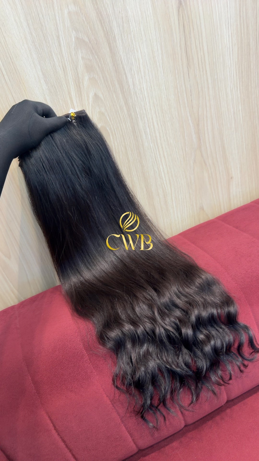 Cabelo Castanho Escuro Natural 60cm 140g Brasileiro do Sul