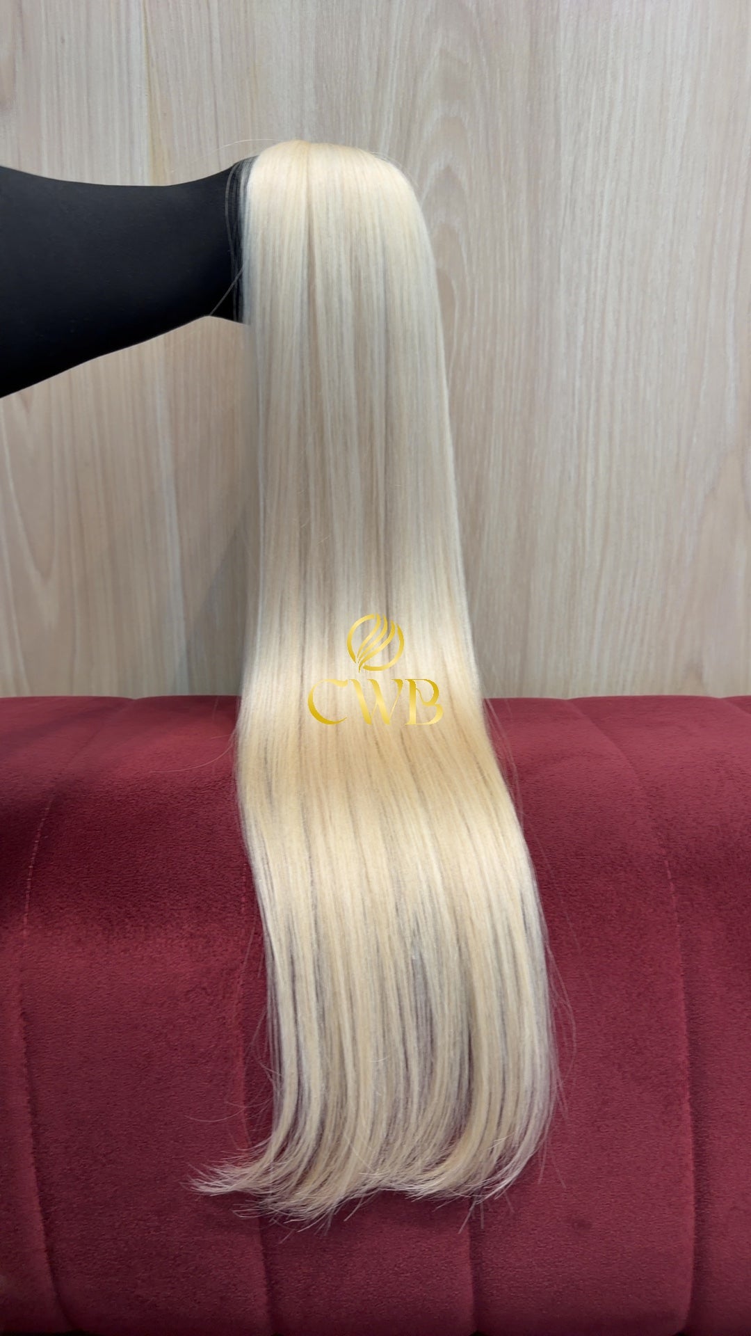 Cabelo Loiro Descolorido Raiz Esfumada 68cm 96g Brasileiro do Sul