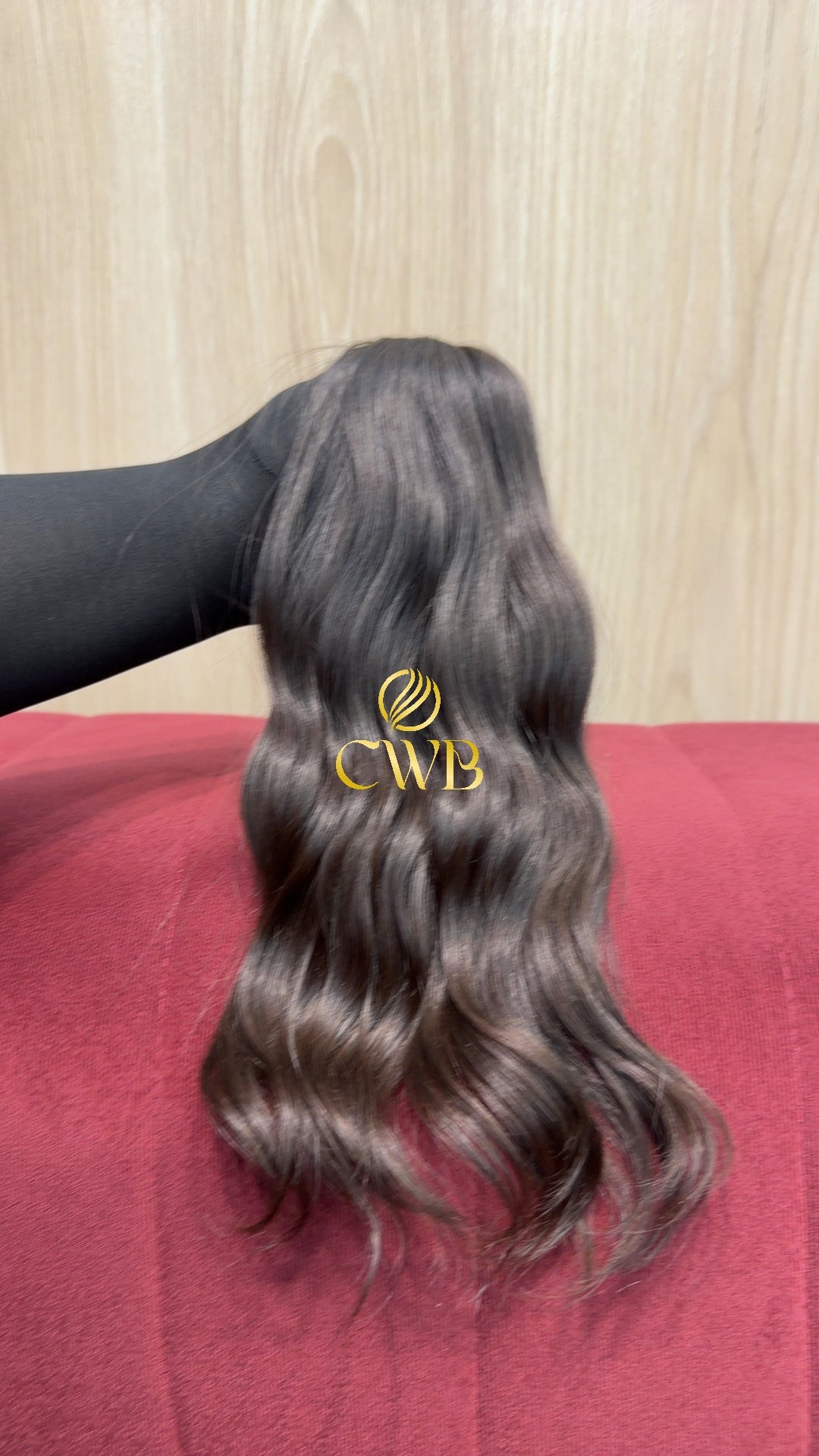 Cabelo Castanho Natural Escuro 39cm 54g Brasileiro do Sul