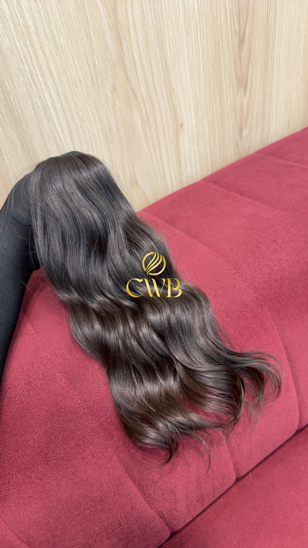 Cabelo Castanho Natural Escuro 39cm 54g Brasileiro do Sul