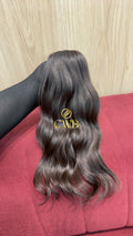 Cabelo Castanho Natural Escuro 39cm 54g Brasileiro do Sul