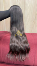 Cabelo Castanho Natural Escuro 62cm 111g Brasileiro do Sul