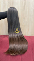 Cabelo Castanho Natural Médio 64cm 188g Brasileiro do Sul
