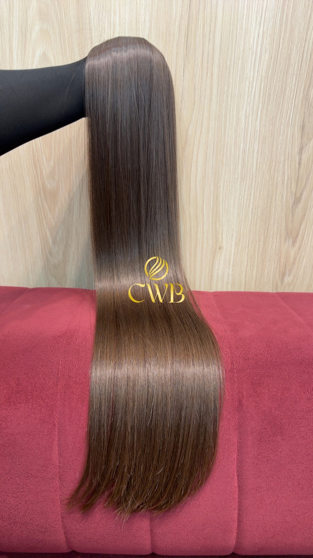 Cabelo Castanho Natural Claro 75cm 110g Brasileiro do Sul