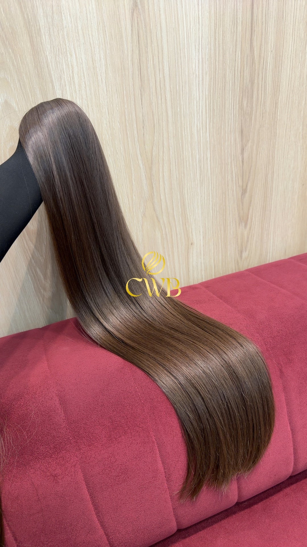 Cabelo Castanho Natural Claro 75cm 110g Brasileiro do Sul
