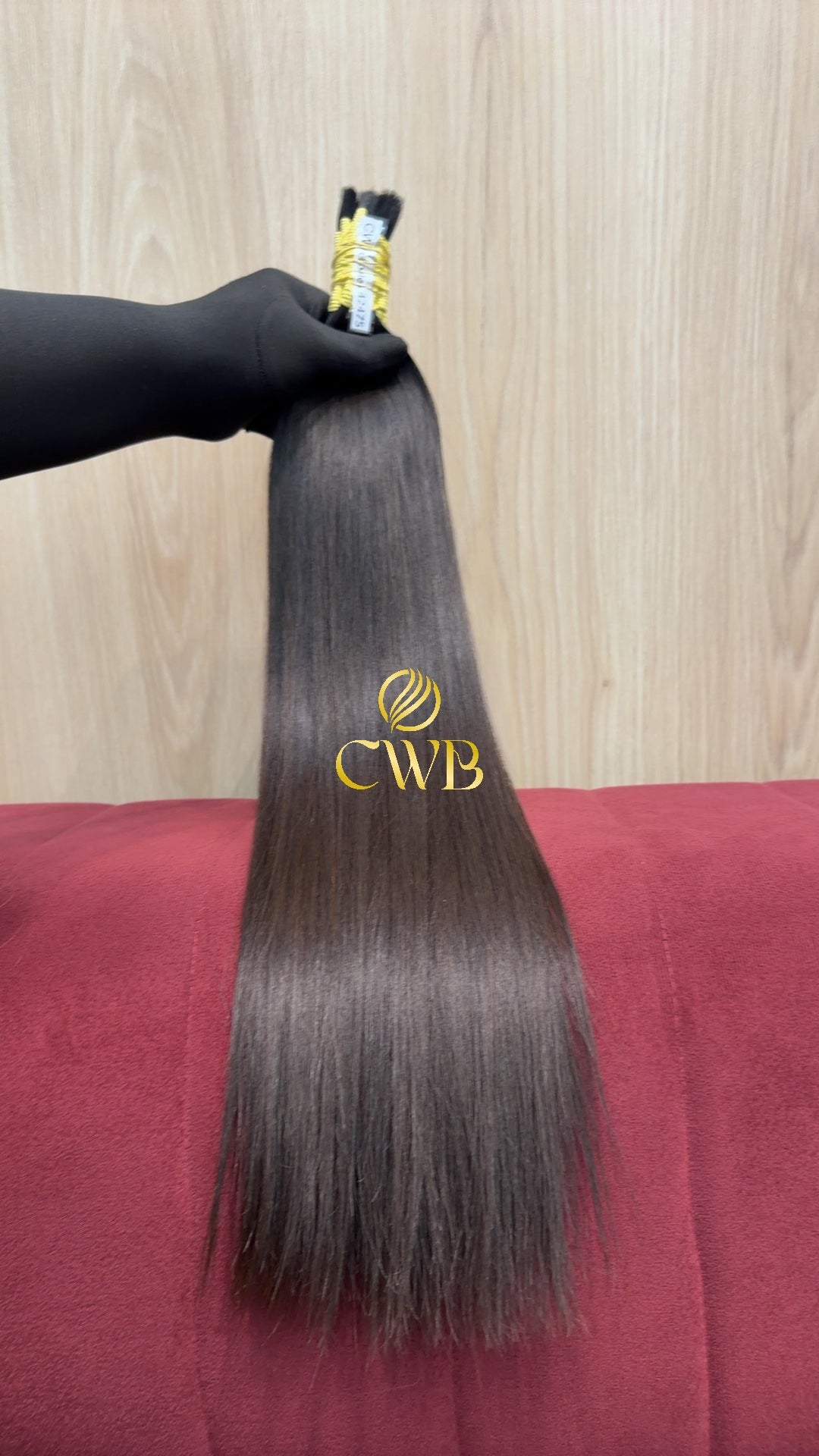 Cabelo Castanho Natural Médio 56cm 148g Brasileiro do Sul