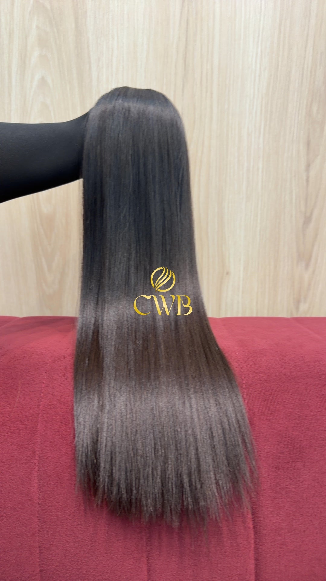 Cabelo Castanho Natural Médio 56cm 148g Brasileiro do Sul