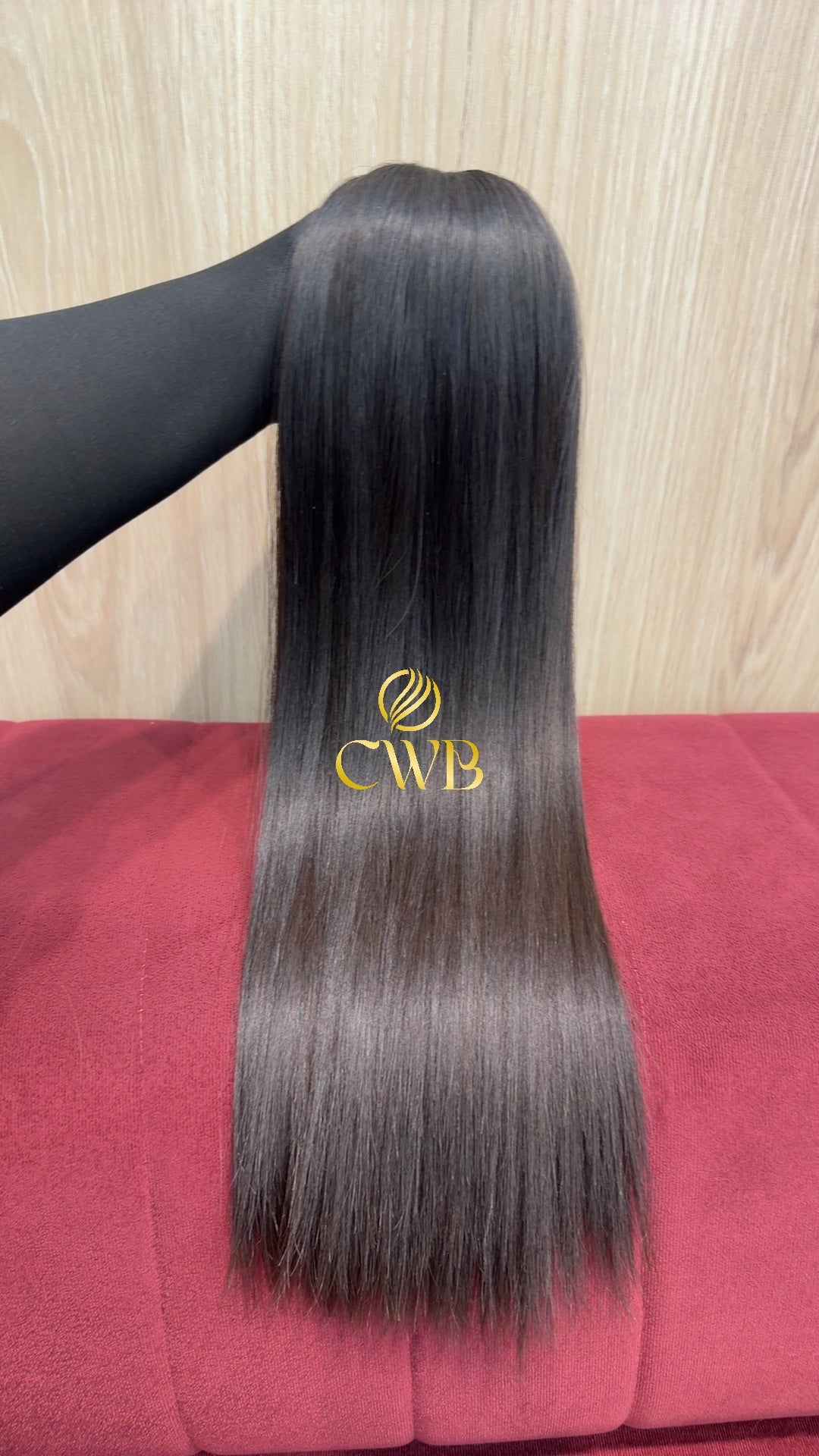 Cabelo Castanho Natural Médio 56cm 148g Brasileiro do Sul