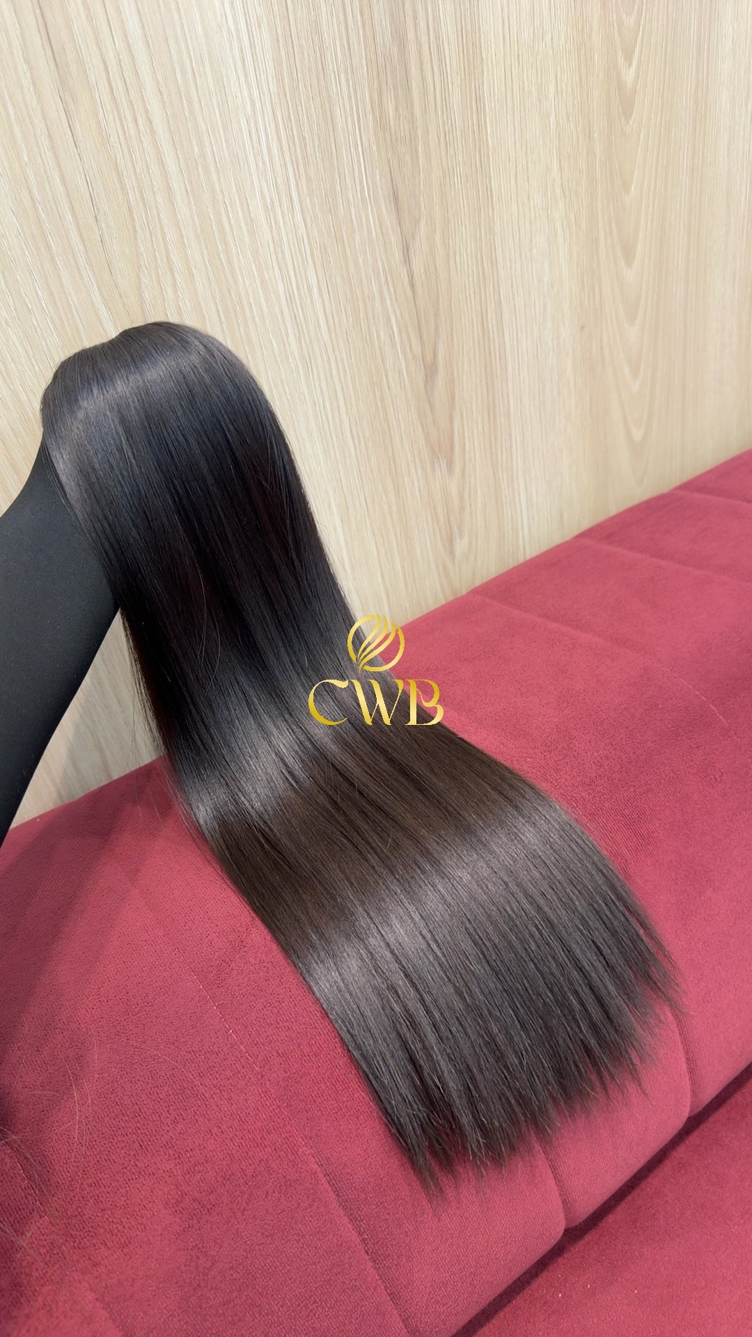 Cabelo Castanho Natural Médio 56cm 148g Brasileiro do Sul