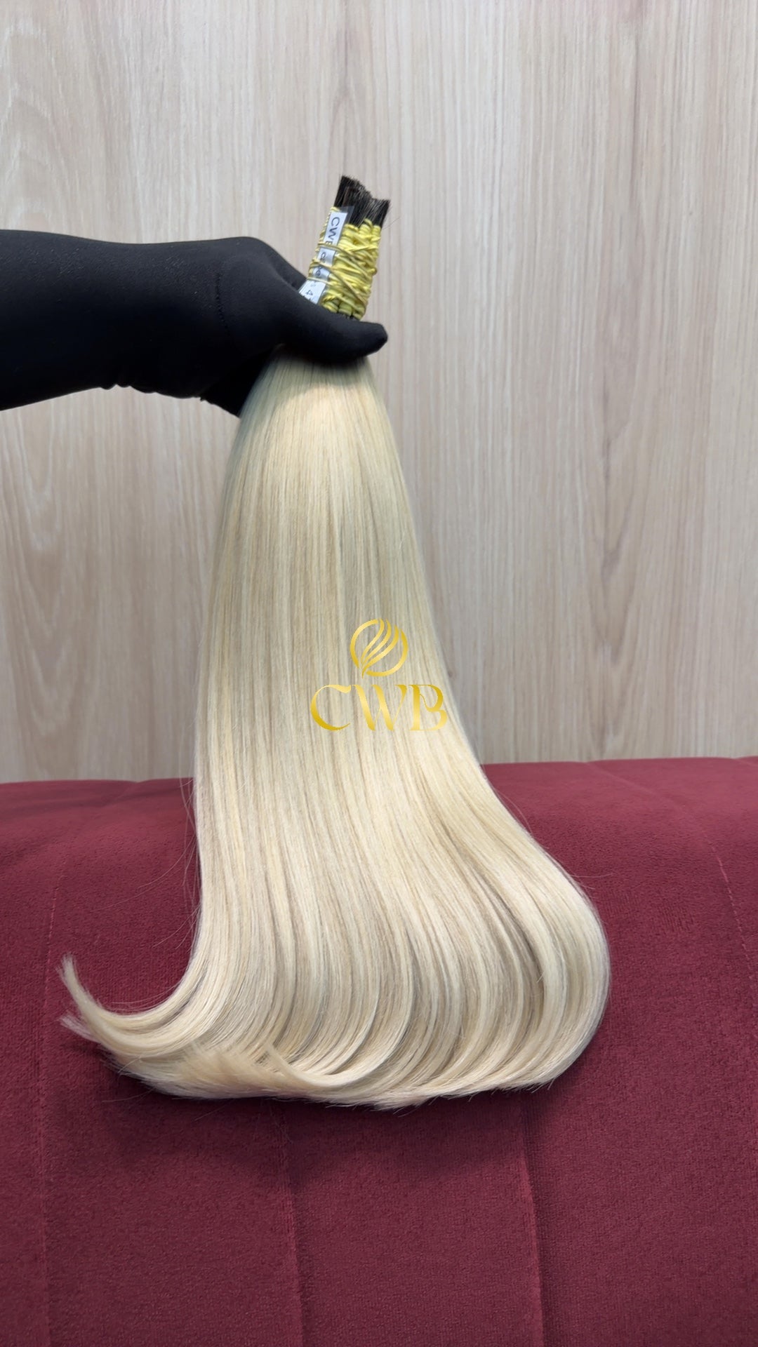 Cabelo Loiro Descolorido Raiz Esfumada 48cm 143g Brasileiro do Sul