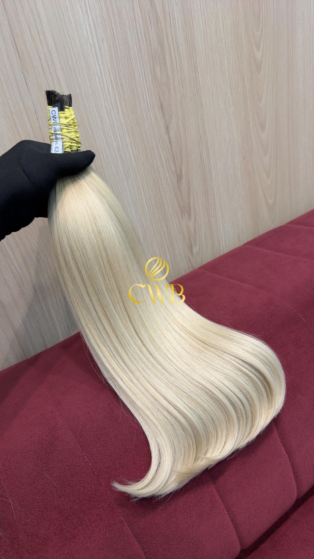 Cabelo Loiro Descolorido Raiz Esfumada 48cm 143g Brasileiro do Sul