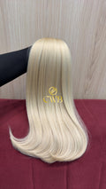 Cabelo Loiro Descolorido Raiz Esfumada 48cm 143g Brasileiro do Sul