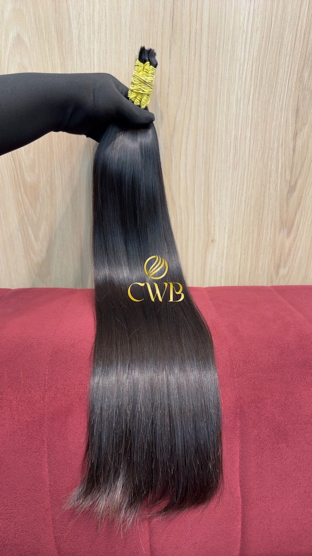 Cabelo Castanho Natural Escuro 61cm 123g Brasileiro do Sul