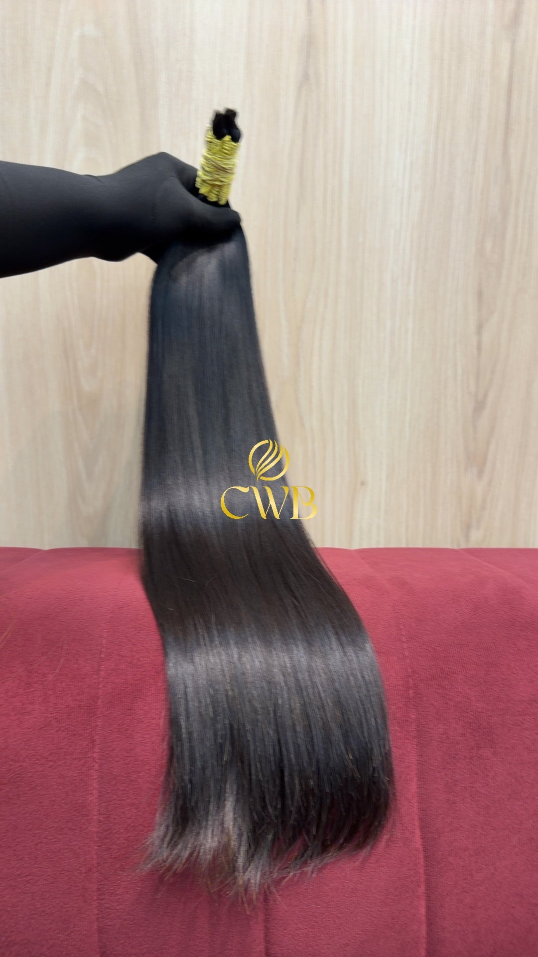 Cabelo Castanho Natural Escuro 61cm 123g Brasileiro do Sul