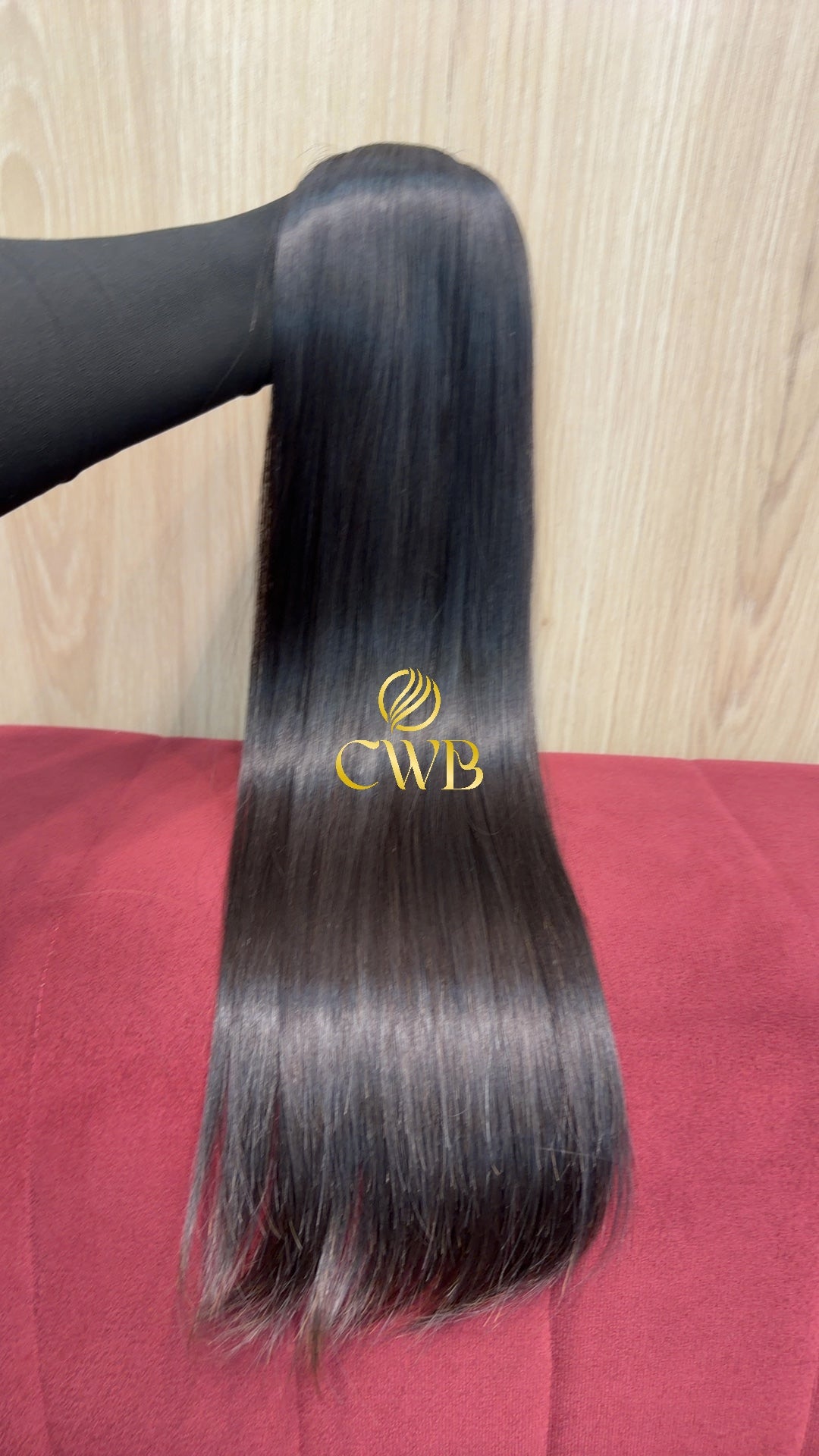 Cabelo Castanho Natural Escuro 61cm 123g Brasileiro do Sul