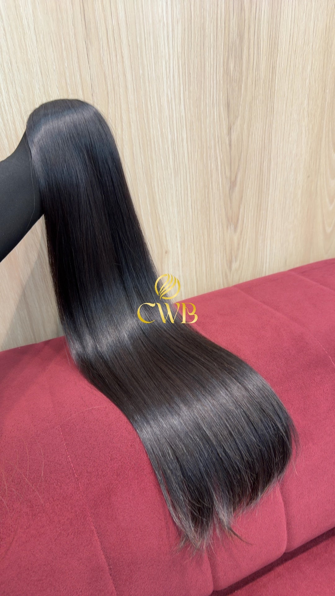Cabelo Castanho Natural Escuro 61cm 123g Brasileiro do Sul