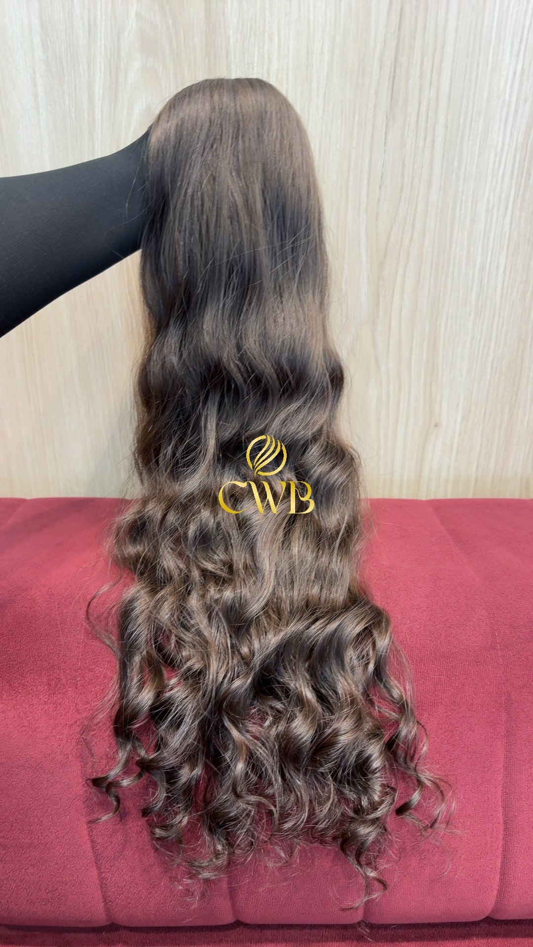 Cabelo Castanho Claro 67cm 156g Brasileiro do Sul