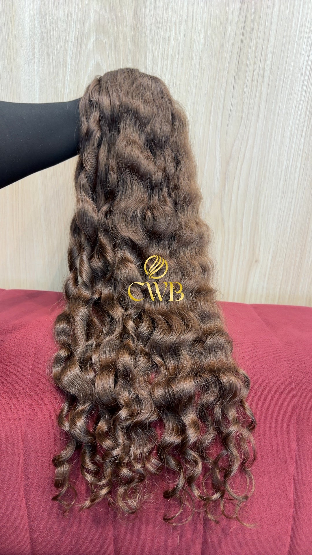Cabelo Loiro Natural Escuro 62cm 123g Brasileiro do Sul