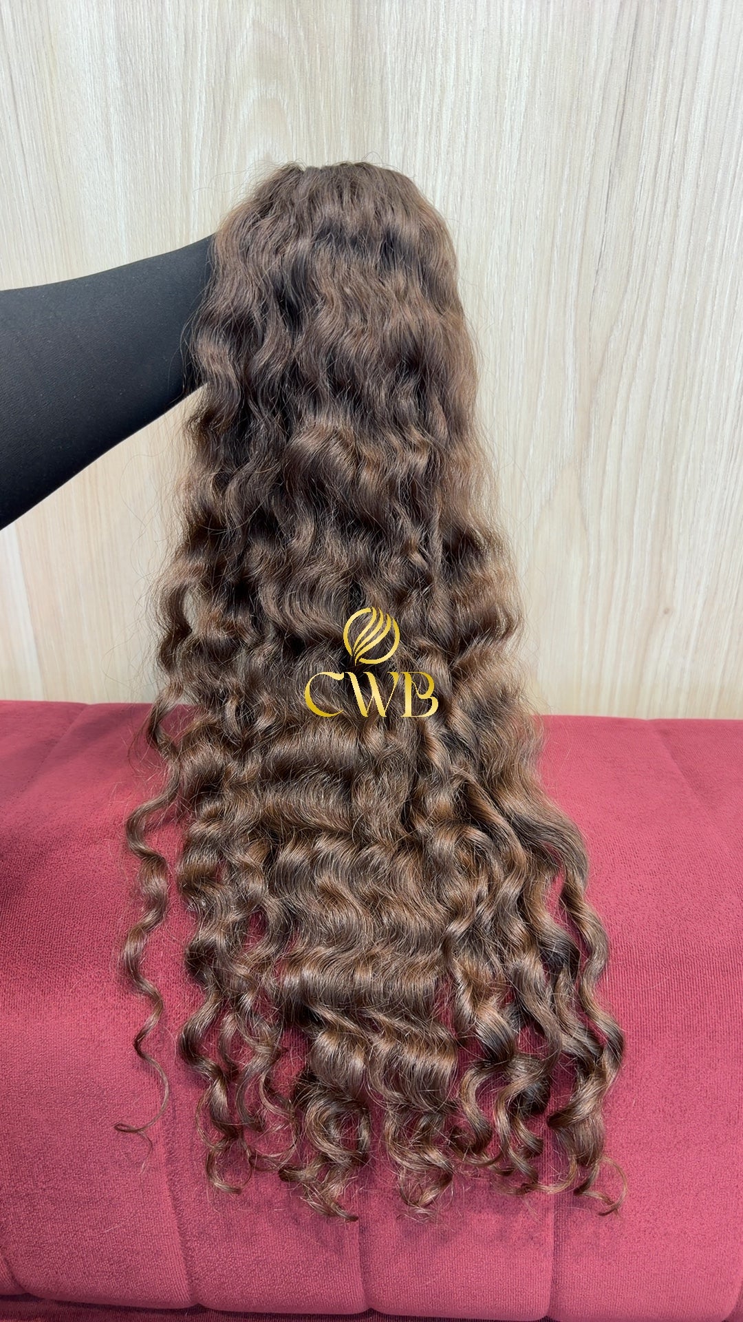 Cabelo Loiro Natural Escuro 62cm 123g Brasileiro do Sul