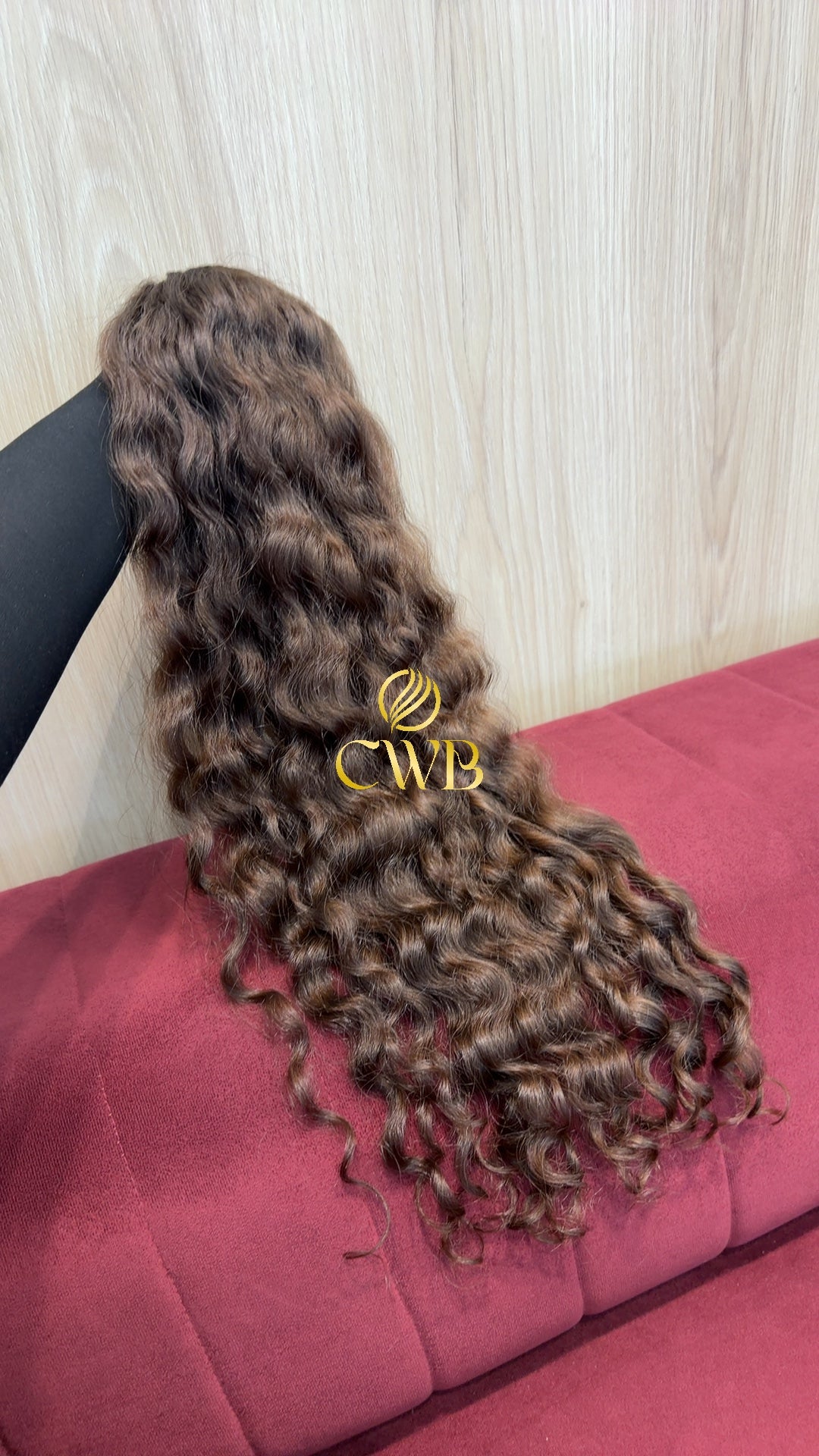 Cabelo Loiro Natural Escuro 62cm 123g Brasileiro do Sul