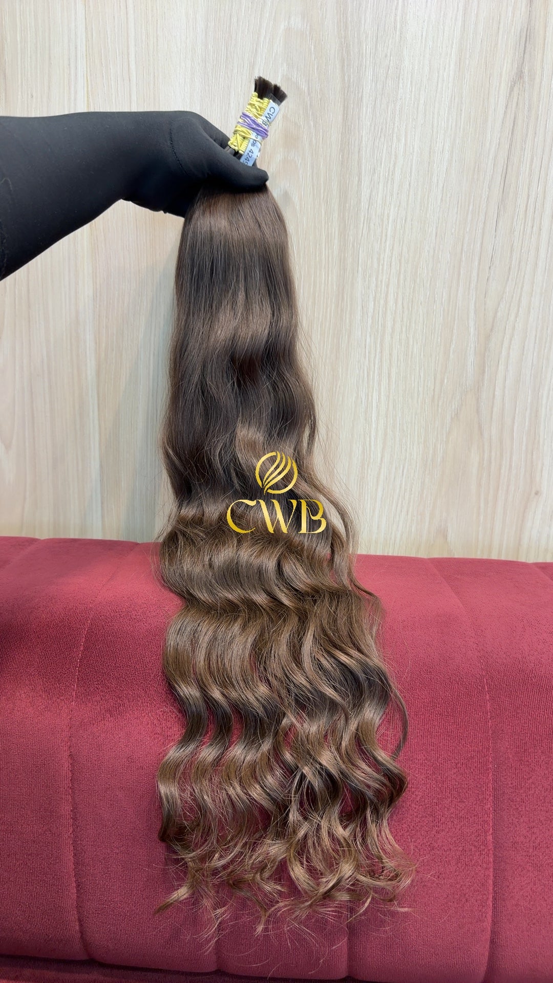 Cabelo Loiro Natural Escuro 70cm 118g Brasileiro do Sul