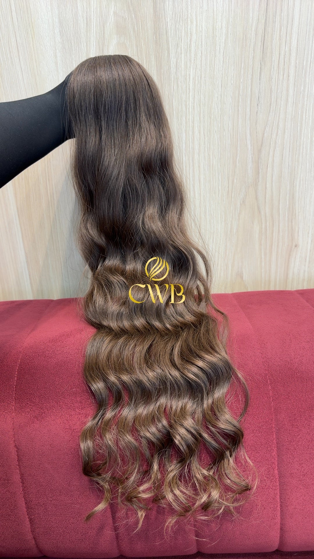 Cabelo Loiro Natural Escuro 70cm 118g Brasileiro do Sul