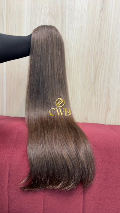 Cabelo Loiro Natural Escuro 67cm 101g Brasileiro do Sul