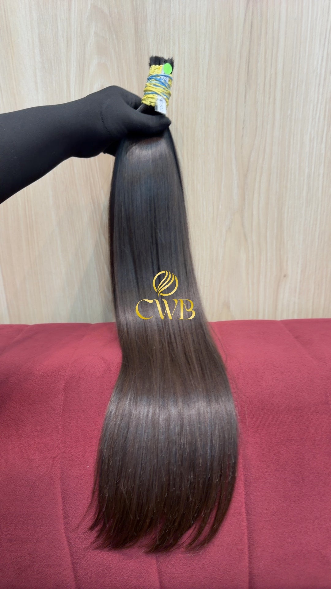 Cabelo Castanho Médio 64cm 148g Brasileiro do Sul