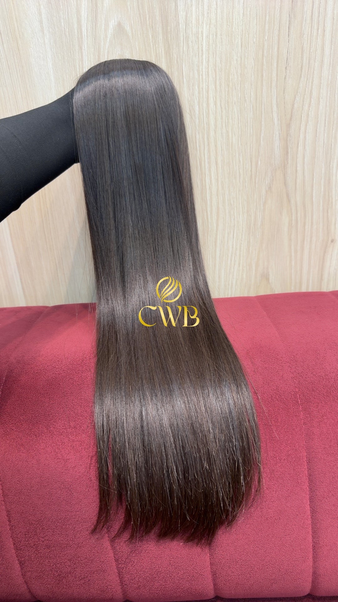 Cabelo Castanho Médio 64cm 148g Brasileiro do Sul