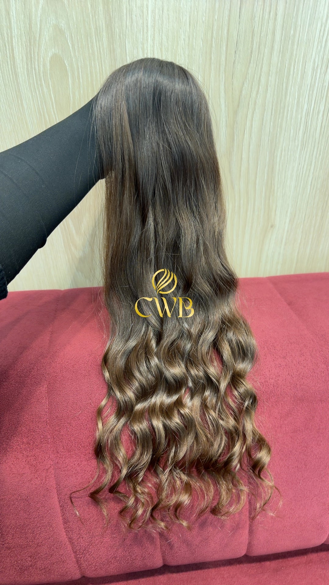 Cabelo Loiro Natural Escuro 56cm 81g Brasileiro do Sul