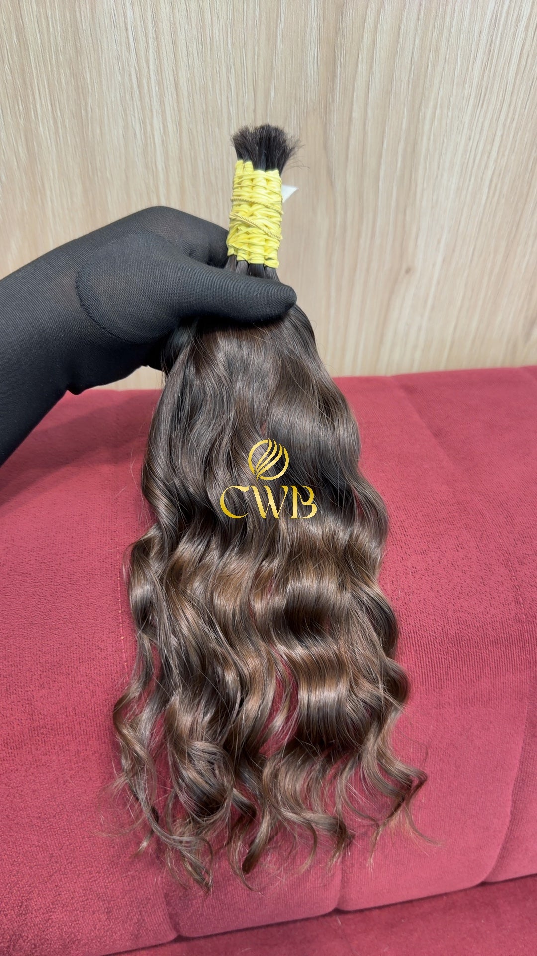 Cabelo Loiro Natural Escuro 35cm 61g Brasileiro do Sul